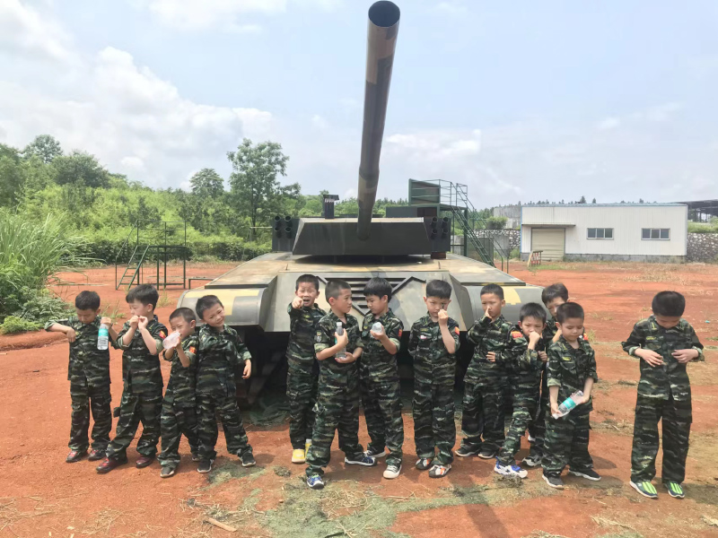 愛諾蒙臺梭利幼兒園軍事體驗
