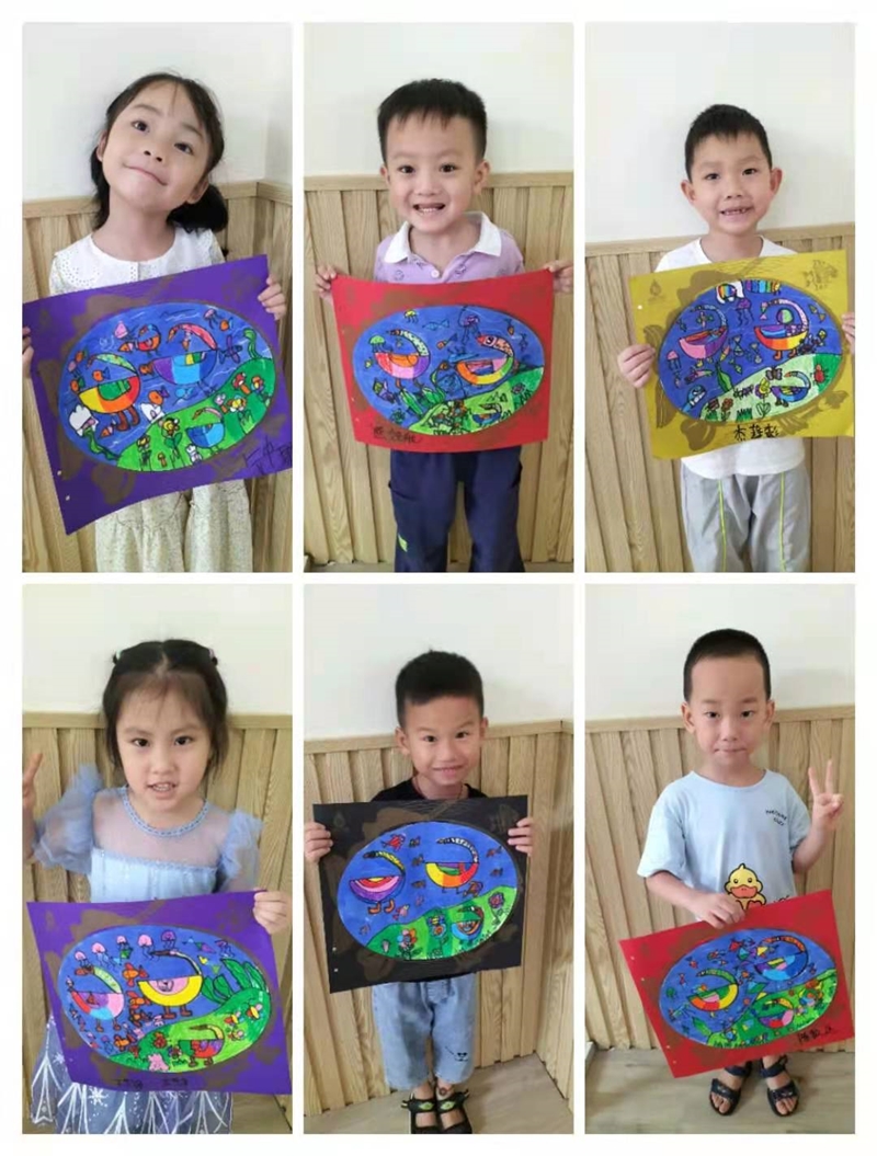 兒童創意繪畫作品-廣思雅幼兒園
